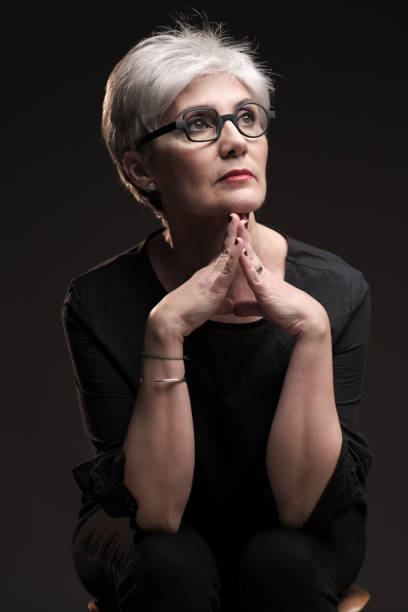 istock Middle aged woman portrait. 1327778124