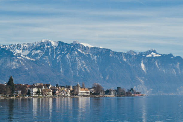 Rapperswil in Switzerland, from old film stock in 1992.