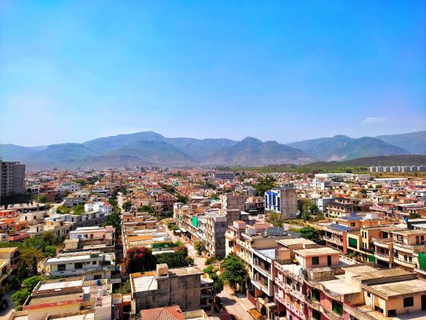 istock Beautiful city view and hill view 1327780427