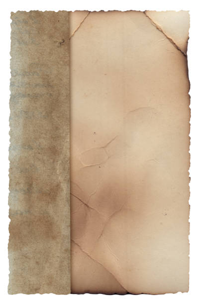 istock Old vintage texture retro paper with burned edges, stains and scratches background 1327782220