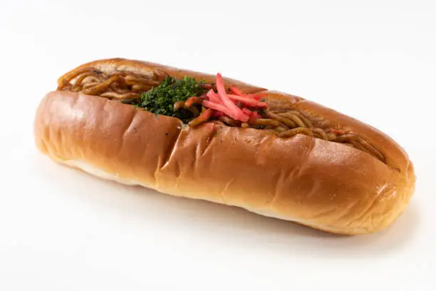 Yakisoba bread is a unique Japanese bread, and is a side dish bread with yakisoba sandwiched between breads. Unique but popular bread in Japan.