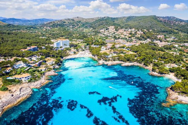 istock Aerial view with Font de Sa Cala 1327805311