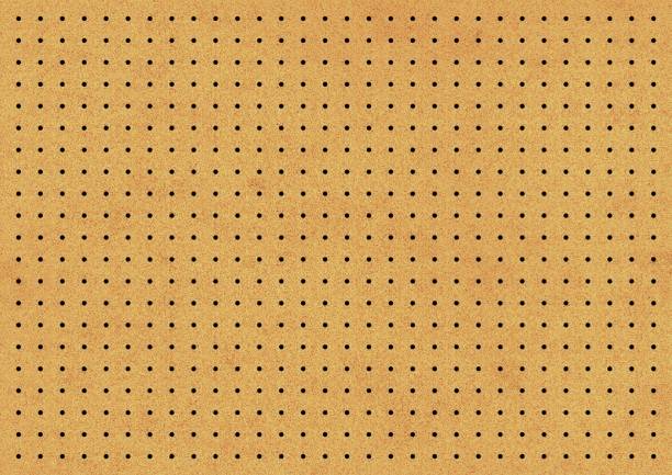Illustration of a perforated board made of cork wood background illustration cork material stock illustrations