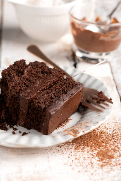 istock Delicious slice of cake. 1327828407