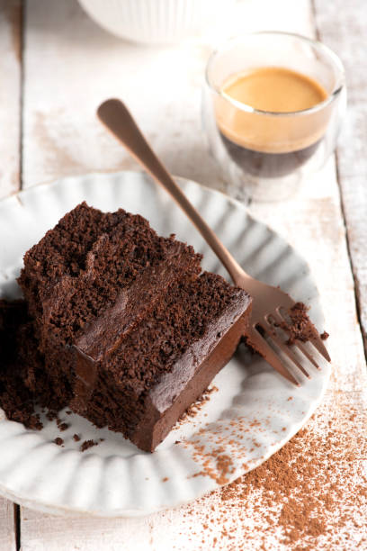 istock Delicious slice of cake. 1327828444