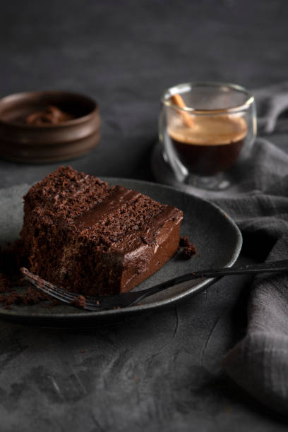 istock Delicious slice of cake. 1327828467