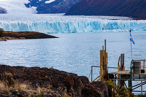 Different views Glaciar Perito Moreno, glacier, iceberg, ice, lake, sky - Patagonia, Argentina
