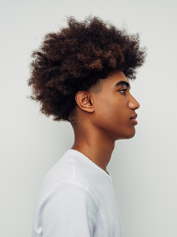 African american man with african hairstyle