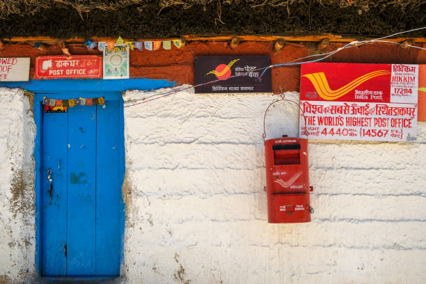 hikkim en himachal pradesh, india - kaza fotografías e imágenes de stock