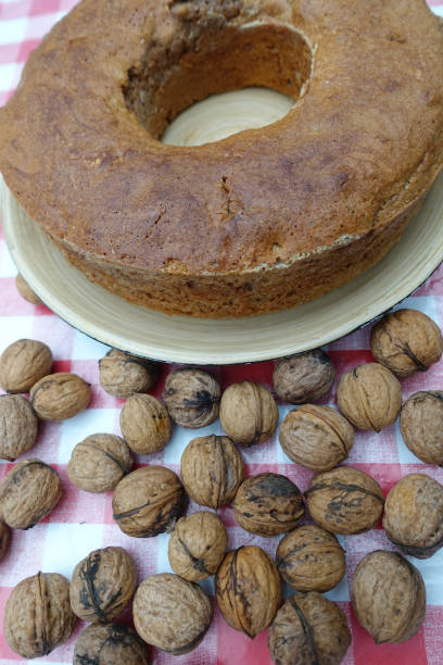 istock Homemade nut cookie in a cake pan 1327842279