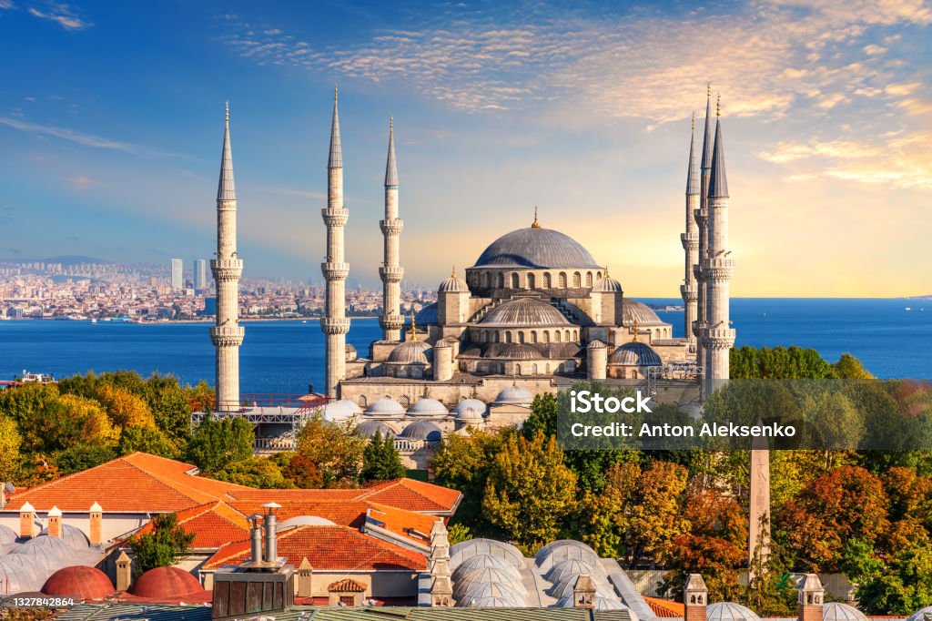 Blue Mosque of Istanbul, famous place of visit, Turkey Blue Mosque of Istanbul, famous place of visit, Turkey. Istanbul Stock Photo