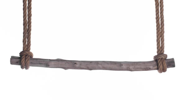 istock old wood stick hang on rope on isolated white background 1327844483