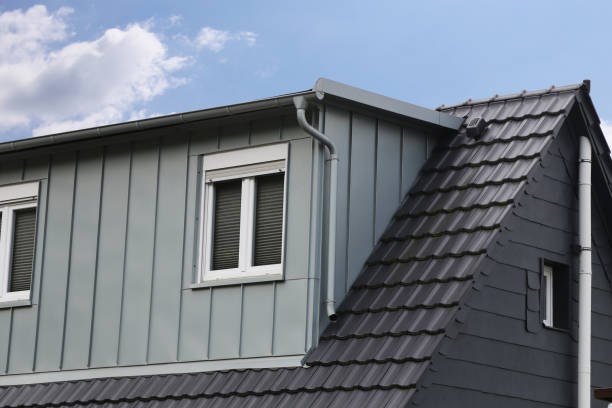 istock Roof dormer with stainless steel cladding 1327855668