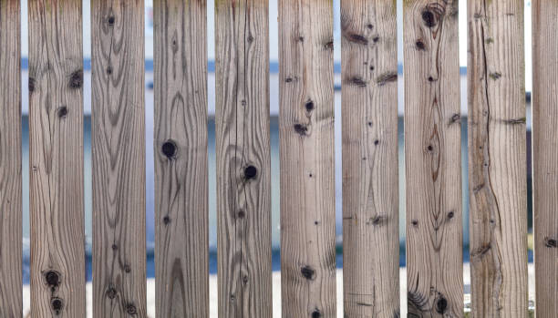 istock Wood with a fine rustic structure as a background, photographed in daylight 1327864812