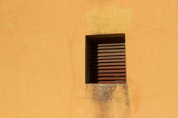 istock The ventilation window outside the building. The duct lattice. 1327865764