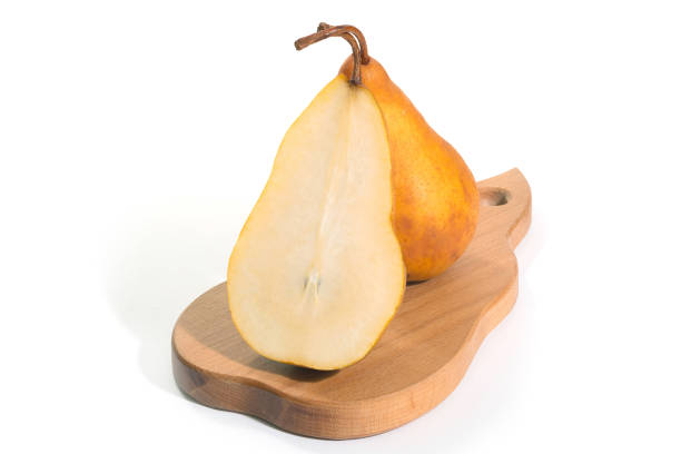 istock Yellow ripe pears are isolated on a white background 1327869834