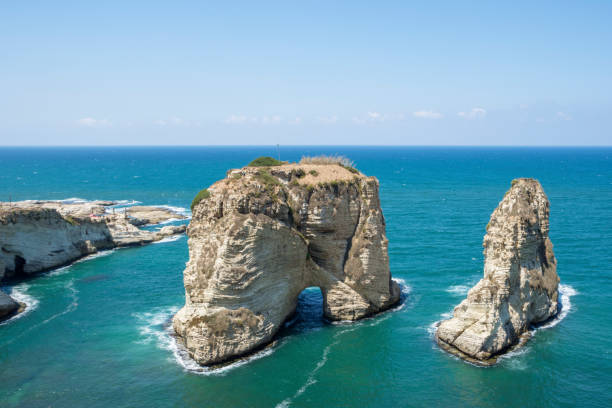 istock Piegon Rocks in Raouche, Beirut, Lebanon 1327870025