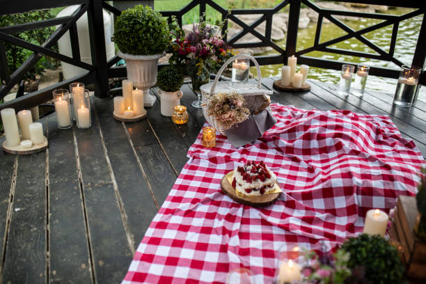 istock Decorative Venue Design, Luxury Dining Event Decor 1327871445