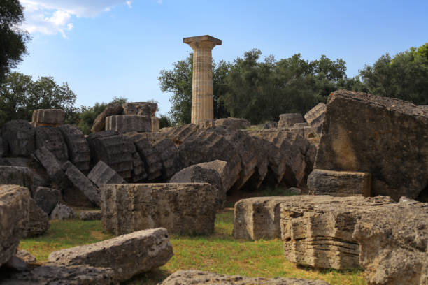 istock Ancient Olympia The Temple of Zeus, Greece 1327872609