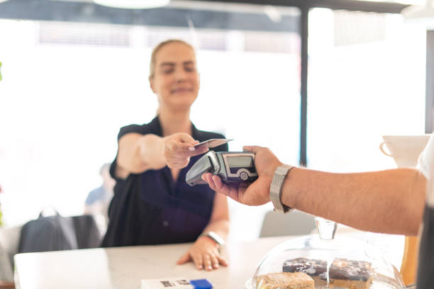istock Contactless credit card payment 1327879930