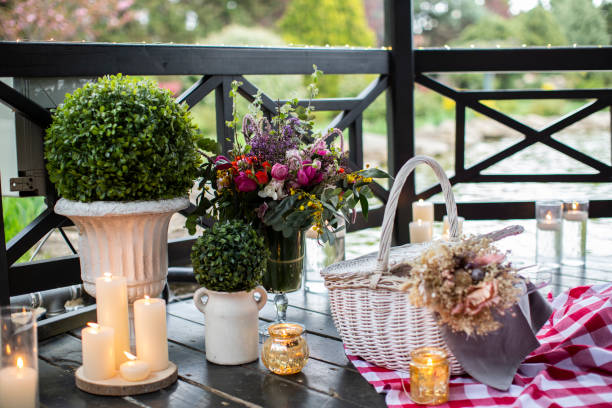 istock Decorative Venue Design, Luxury Dining Event Decor 1327880506