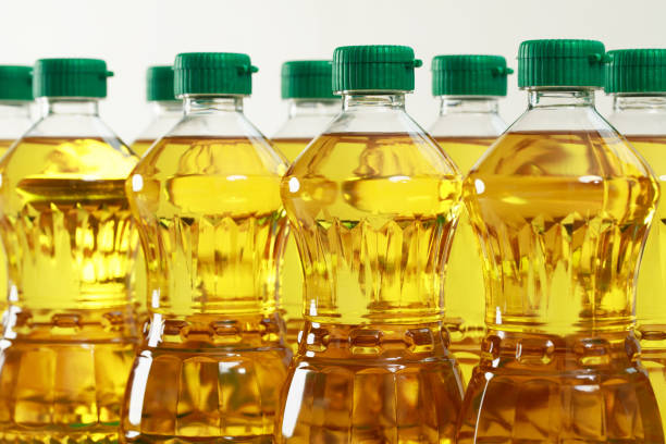 istock concept pattern palm oil bottle in the supermarket 1327894216
