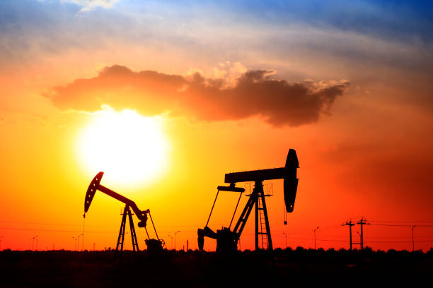 istock The oil pump, industrial equipment 1327902285