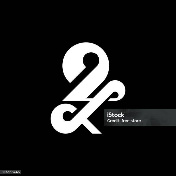 Example 2 Logo Number Two Or 2 Logo Design Stock Illustration - Download Image Now ...