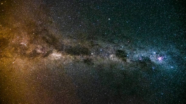 istock Southern Lights Aurora with Milky Way Core 1327911421