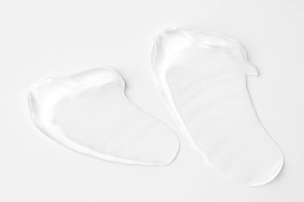 istock Transparent liquid gel, cosmetic cream as texture or background 1327930986