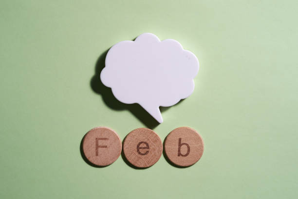 istock month february with speech bubble for copy space 1327941346