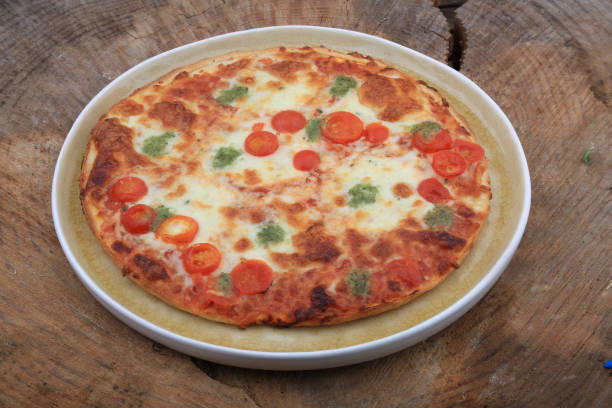 istock pizza caprese as italian food 1327956555