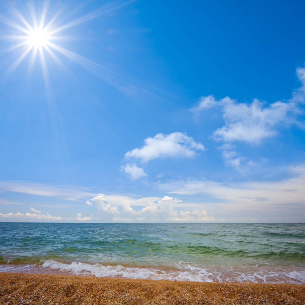 istock emerald sea with sandy beach at the sunny day 1327958086