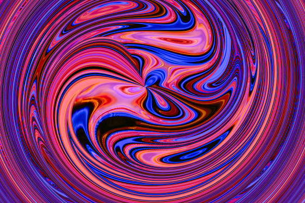Towards the center, color background