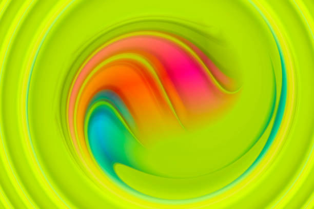 Towards the center, color background