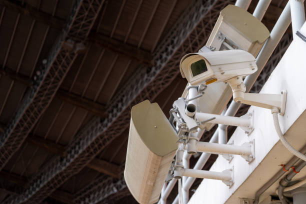 istock White CCTV in an outdoor stadium 1327973783