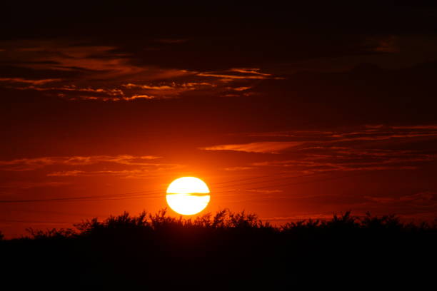 istock Beautiful sunset colorful 1327985678
