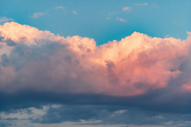 istock Amazing cloudscape on the sky at sunrise time. 1327987324