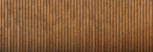 istock Brown vertical wood texture background coming from natural tree 1327990562