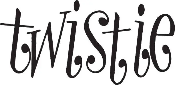 Vector illustration of Twistie