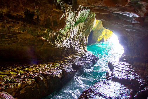 Caves located in northern Israel, bordering Lebanon