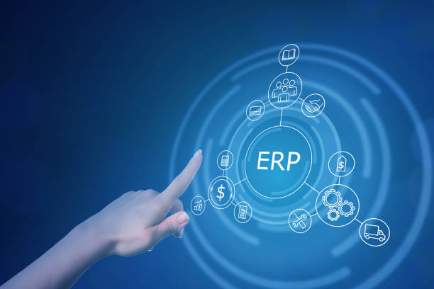 istock erp solution for planning business and production for control corporate database and planning resourse sales 1328002831