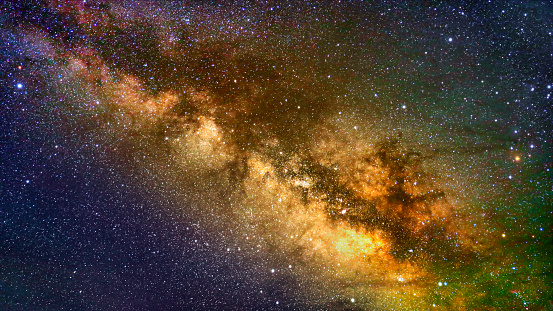 The Milky Way galaxy, our home galaxy, as viewed from the Northern Hemisphere.