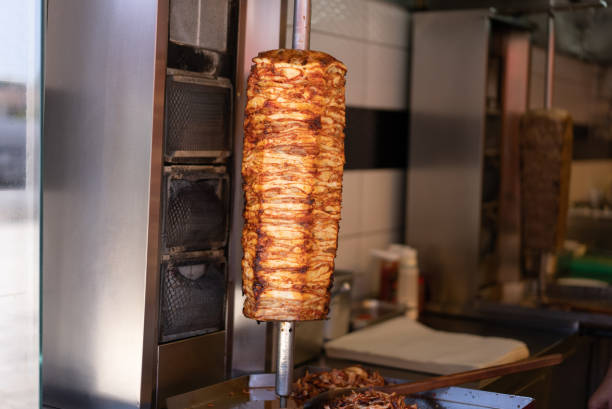 Chicken doner kebab Chicken doner kebab shawarma stock pictures, royalty-free photos & images