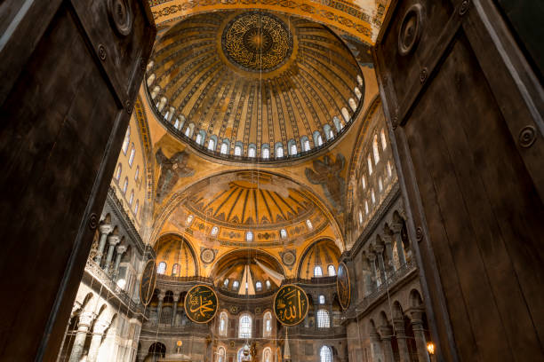 istock Inside view of Blue Mosque in Sultanahmet District in Istanbul Turkey 1328024673