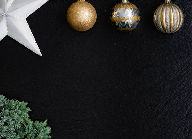 Holliday themed background with golden accents