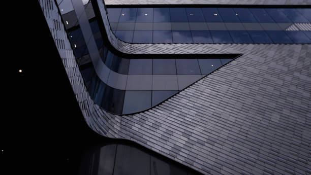 istock Close-Up modern office building.building with copy space.windows office building for background 1328029160