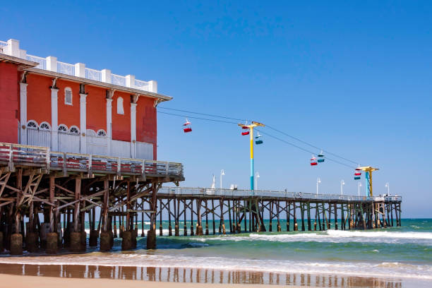 istock Historic Daytona Beach Florida Amusement Pier overlooking the Atlantic Ocean 1328030220