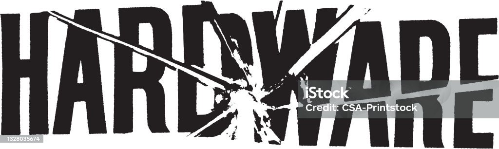 Hardware Stock Illustration - Download Image Now - Black And White ...