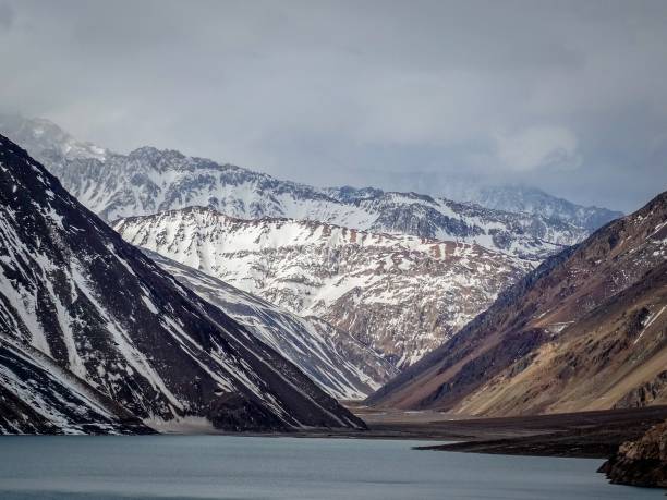 istock Blue waters of the El Yeso dam in Chile 1328043145